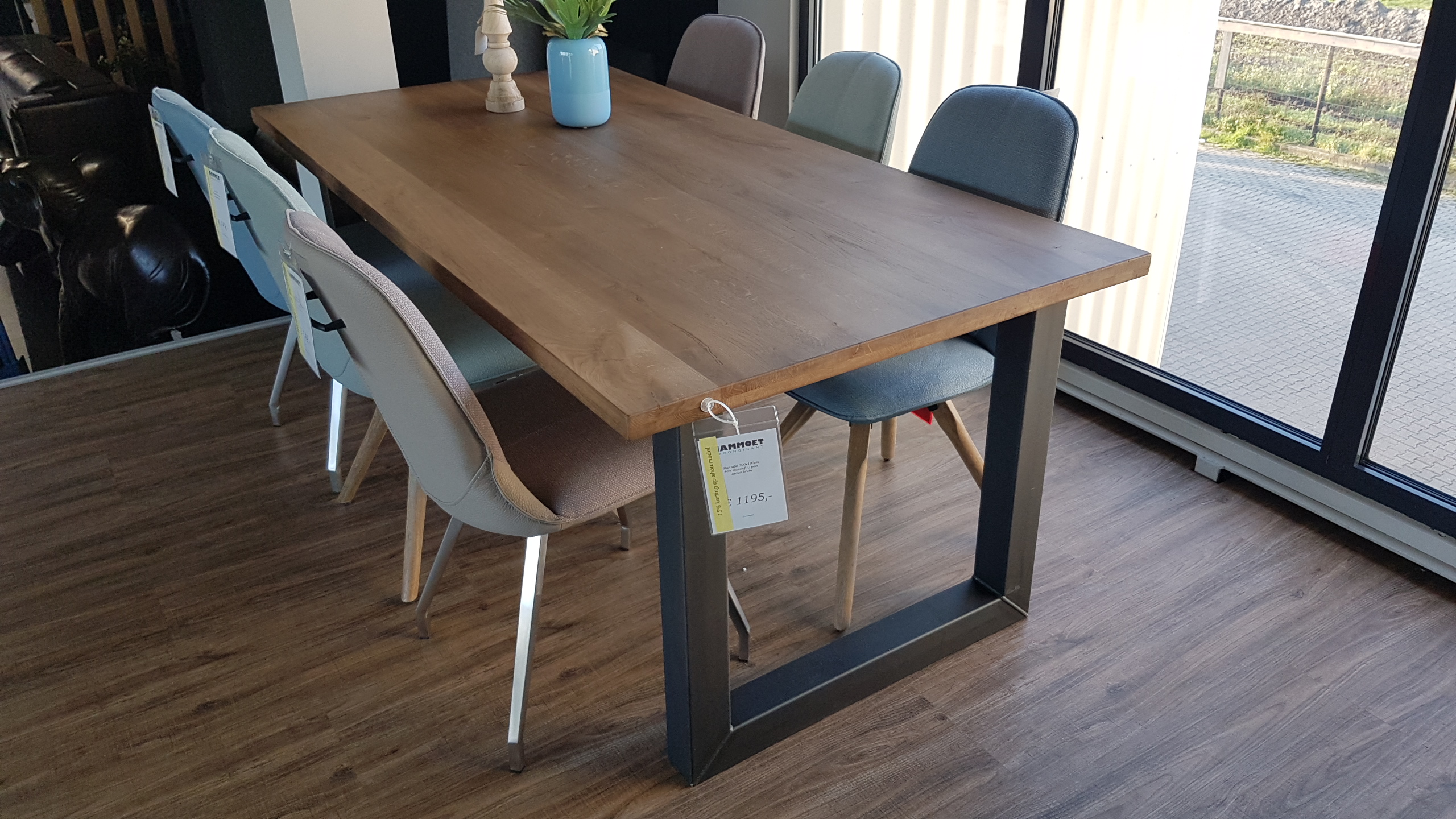 Star tafel 200x100cm Mammoet Woongigant